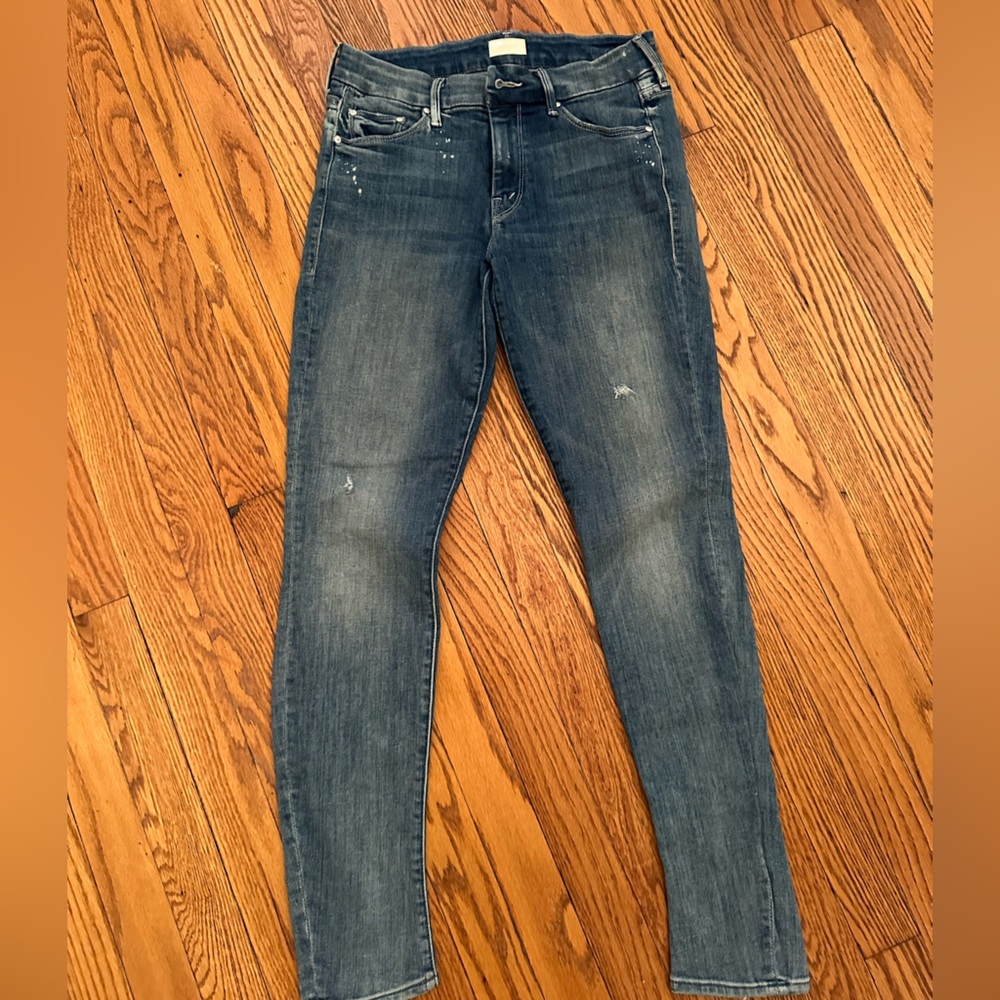 MOTHER Denim Looker Ankle Double Time jeans size 26